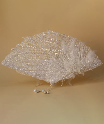 White Hand Fan
